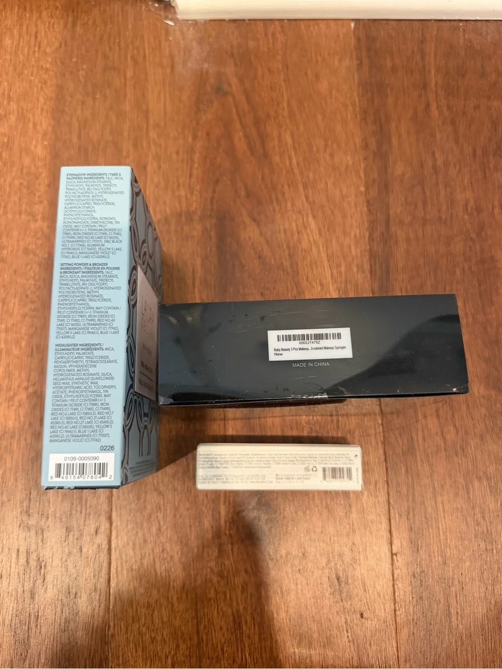 Laura Geller RSVP kit, haus labs, and sponges for blending